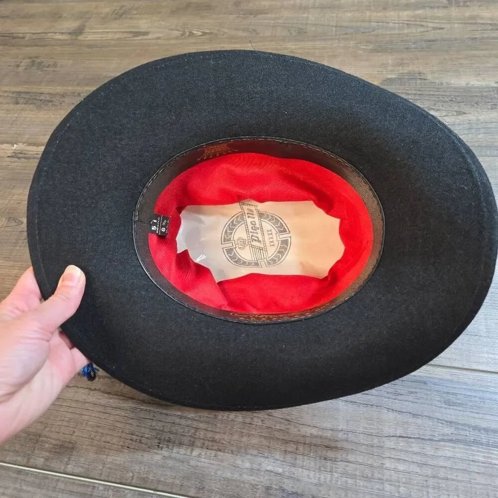 Camelias Pigalle vintage cowboy hat made in Mexico sz 6 3/8 ladies petite